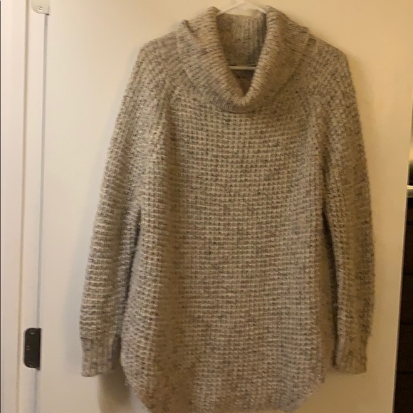 Free People Dylan Tweedy Turtleneck Sweater - Picture 2 of 5